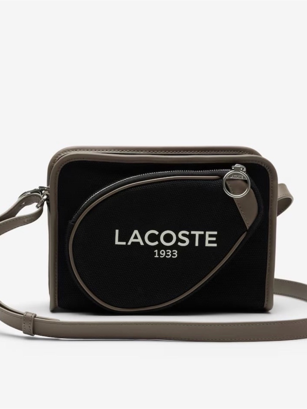 NEW LACOSTE- Heritage Canvas Shoulder Bag